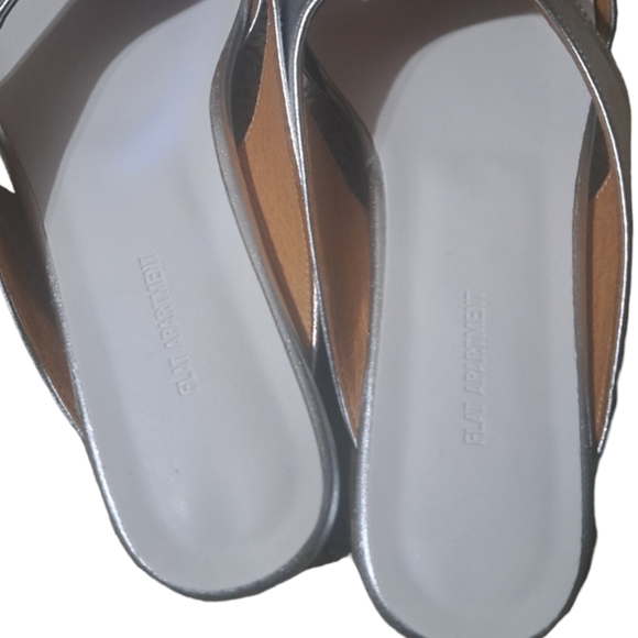 Flat Apartment Square Toe Mules Korean Designer Shoes - Picture 2 of 6